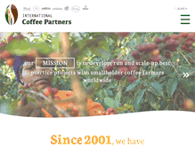 Tablet Screenshot of coffee-partners.org